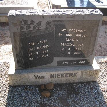 NIEKERK JAN Harms, van 1896-1974 &amp; Maria Magdalena 1899-1965