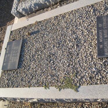 STRANGE Harold Douglas 1888-1930 &amp; Margaret Maud -1974