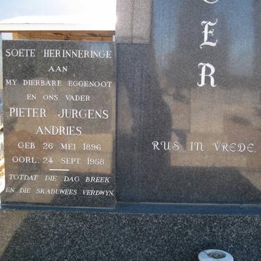 VISSER Pieter Jurgens Andries 1896-1958