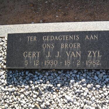 ZYL Gert J.J., van 1930-1982