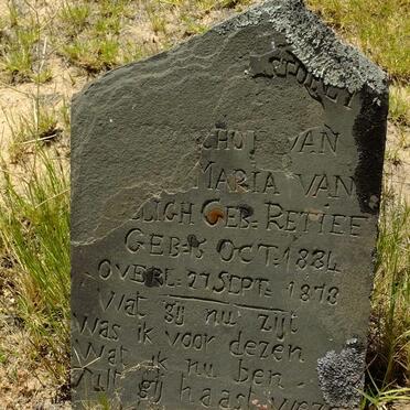 WILLIGH Maria, van nee RETIEF 1834-1878