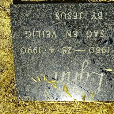 STOFBERG Lynn 1960-1990