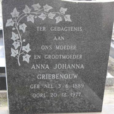 GRIEBENOUW Anna Johanna 1889-1977