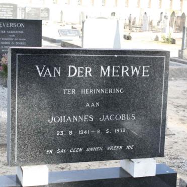 MERWE Johannes Jacobus, van der 1941-1972