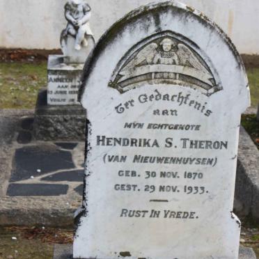 THERON Hendrika S. nee  VAN NIEUWENHUYSEN 1870-1933