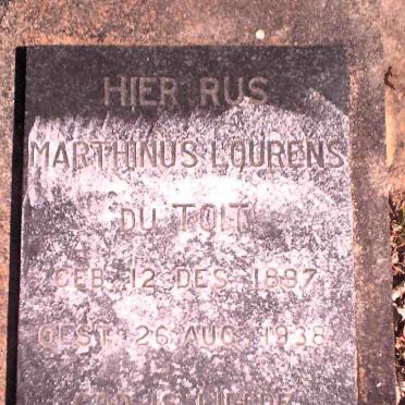 TOIT Marthinus Lourens, du 1897-1938