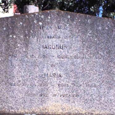 TOIT Jacobus, du 1874-1941 &amp; Maria 1872-1956