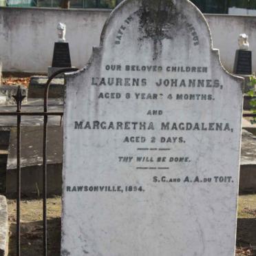 TOIT Laurens Johannes, du :: DU TOIT Margaretha Magdalena