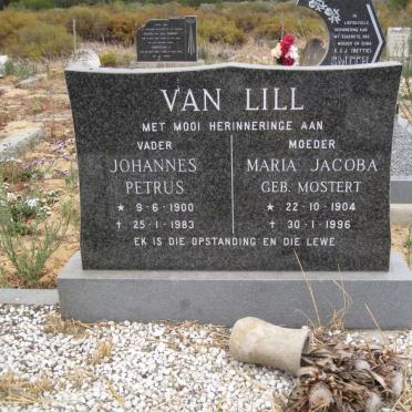 LILL Johannes Petrus, van 1900-1983 &amp; Maria Jacoba MOSTERT 1904-1996