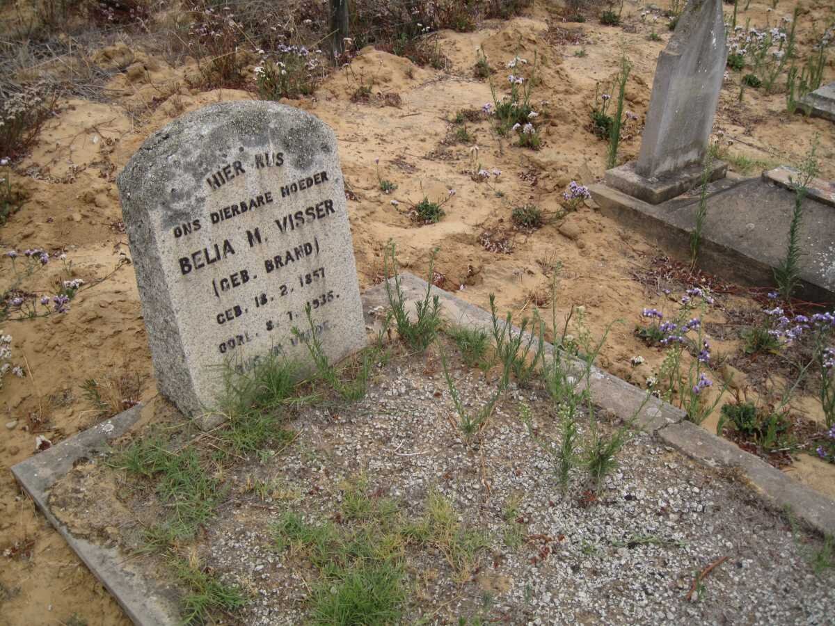 VISSER Bella M. nee BRAND 1857-1935