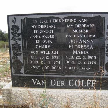 COLFF Charel von Willigh, van der 1899-1974 &amp; Johanna Floressa Maria 1905-1976