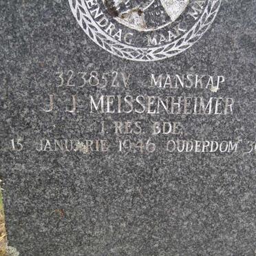 MEISSENHEIMER J.J. -1946