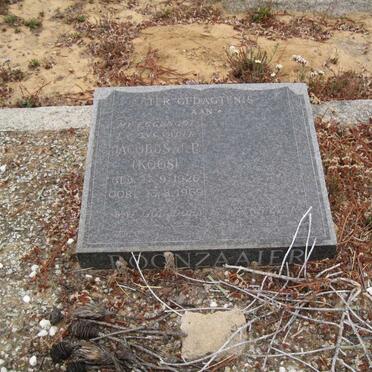 BOONZAAIER Jacobus J.P. 1926-1969