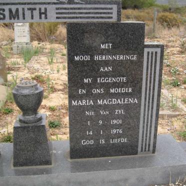 SMITH Maria Magdalena nee VAN ZYL 1901-1976
