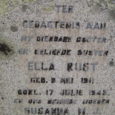 RUST Ella 1911-1945