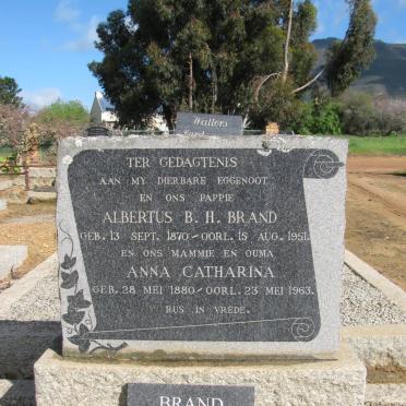 BRAND Albertus B.H. 1870-1951 &amp; Anna Catharina 1880-1963 :: BRAND Coen J.B. 1905-2000 &amp; Helie A.J. 1907-1990
