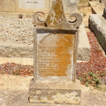 BASSON Johanna Katharina nee V.D. WESTHUIZEN 1864-1942