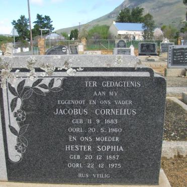 CARSTENS Jacobus Cornelius 1883-1960 &amp; Hester Sophia 1887-1975