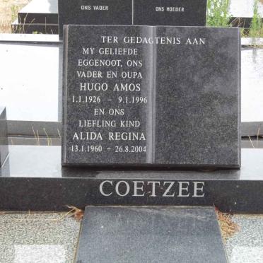 COETZEE Hugo Amos 1926-1996 :: COETZEE Alida Regina 1960-2004