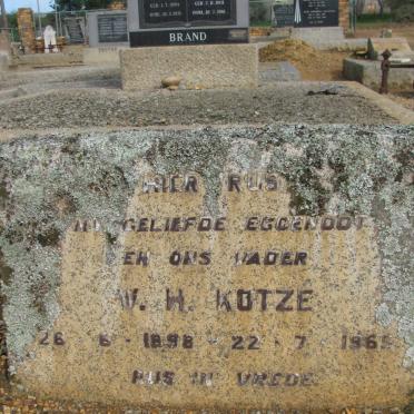 KOTZE W.H. 1898-1965