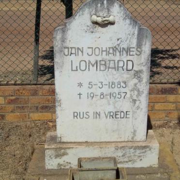 LOMBARD Jan Johannes 1883-1957
