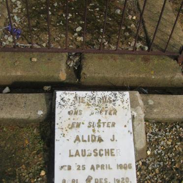 LAUBSCHER Alida J. 1905-1920