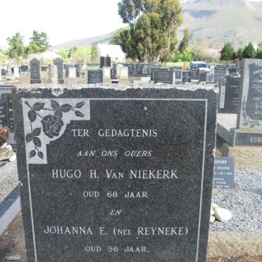 NIEKERK Hugo H., van &amp; Johanna E. REYNEKE