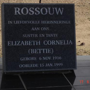 ROSSOUW Elizabeth Cornelia 1916-1999