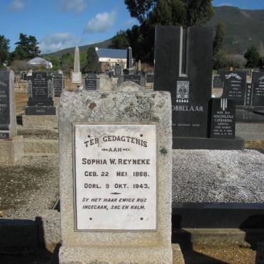 REYNEKE Sophia W. 1868-1943