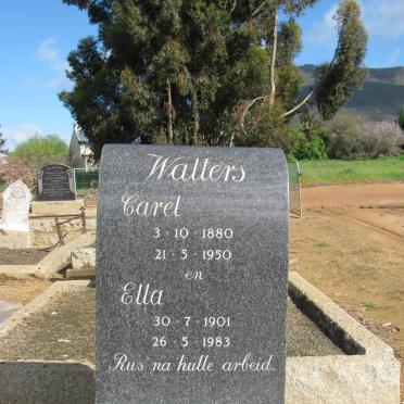 WALTERS Carel 1880-1950 &amp; Ella 1901-1983