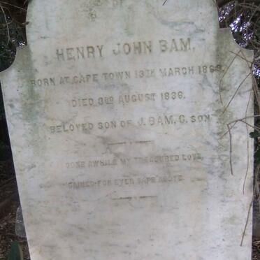 BAM Henry John 1869-1886