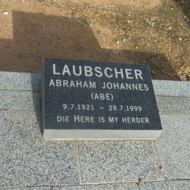 LAUBSCHER Abraham Johannes 1921-1999