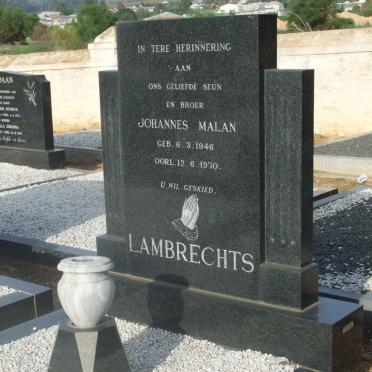 LAMBRECHTS Johannes Malan 1946-1970