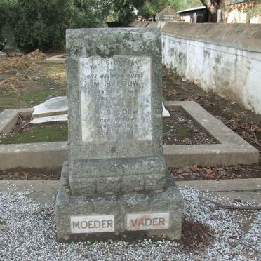 LOUW M.H. 1848-1934 &amp; A.S. RETIEF 1848-1927