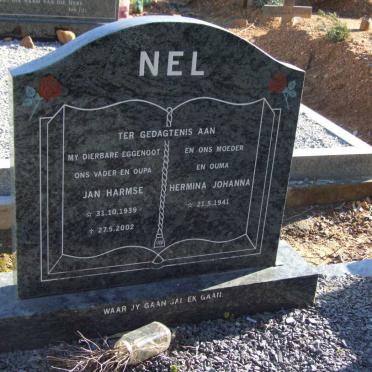 NEL Jan Harmse 1939-2002 &amp; Hermina Johanna 1941-