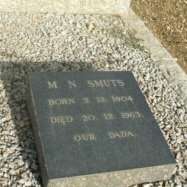 SMUTS  M.N. 1904-1963