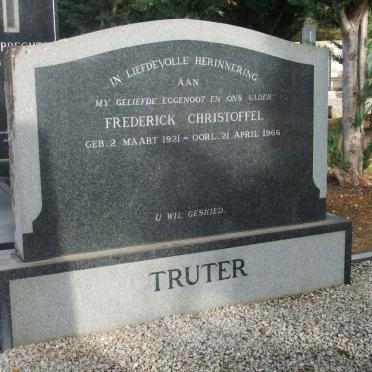 TRUTER Frederick Christoffel 1921-1966
