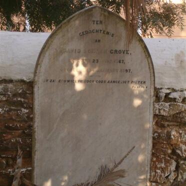 GROVE David Schalk 1867-1897