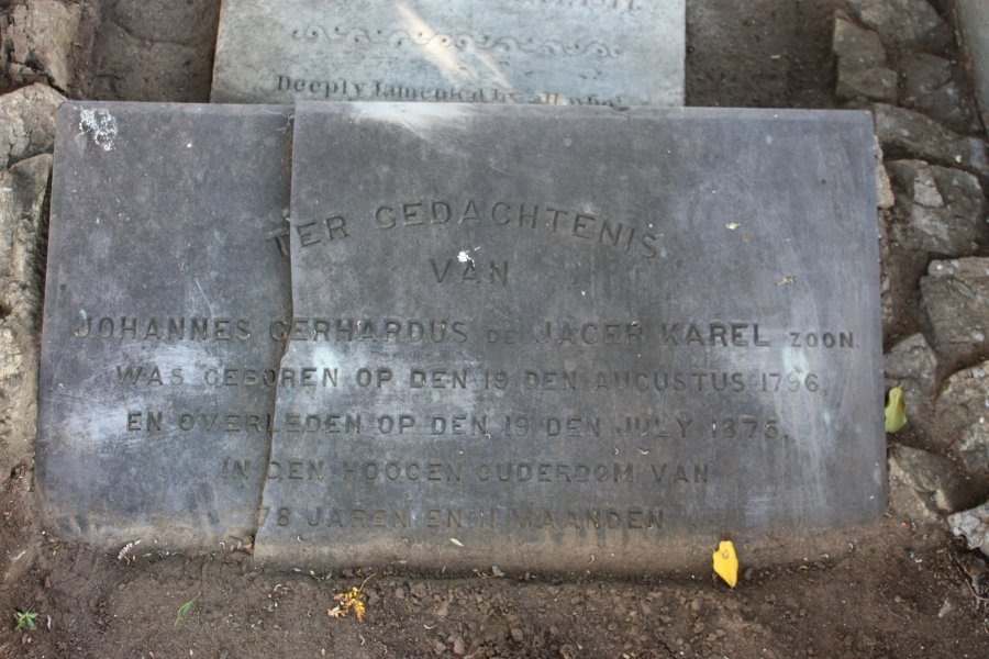JAGER Johannes Gerhardus, de 1796-1876