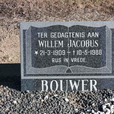 BOUWER Willem Jacobus 1909-1988