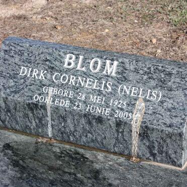 BLOM Dirk Cornelis 1925-2005