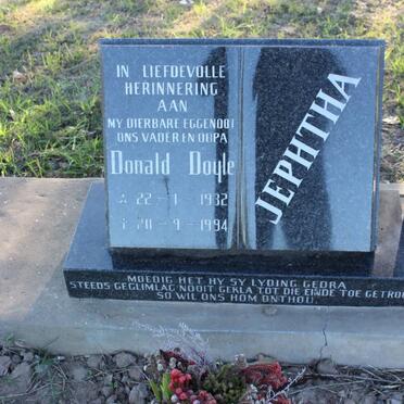 JEPHTHA Donald Doyle 1932-1994
