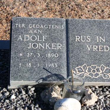 JONKER Adolf 1890-1983