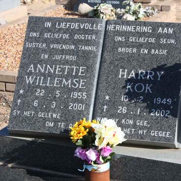 KOK Harry 1949-2002 :: WILLEMSE Annette 1955-2001