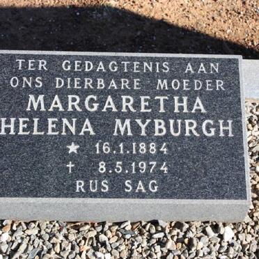 MYBURGH Margaretha Helena 1884-1974
