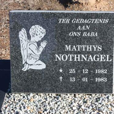 NOTHNAGEL Matthys 1982-1983