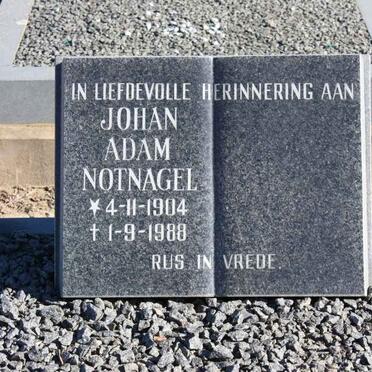 NOTNAGEL Johan Adam 1904-1988