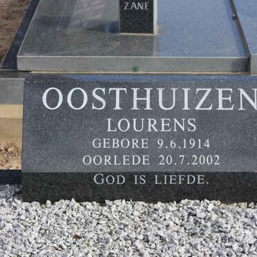 OOSTHUIZEN Lourens 1914-2002