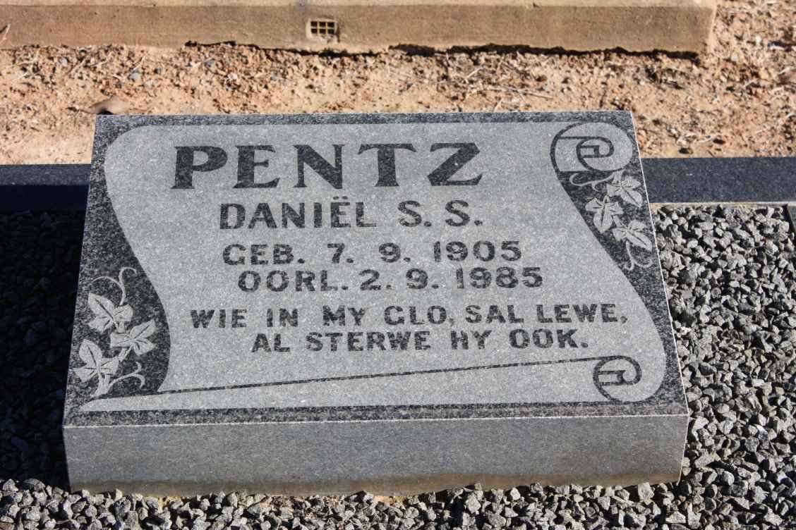 PENTZ Danël S.S. 1905-1985