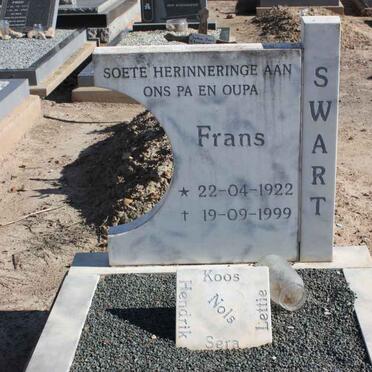 SWART Frans 1922-1999